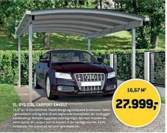 XL-BYG Xl-byg carport tilbud
