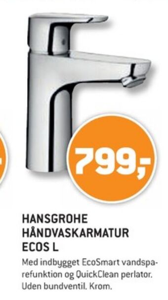 XL-BYG Hansgrohe håndvaskarmatur tilbud