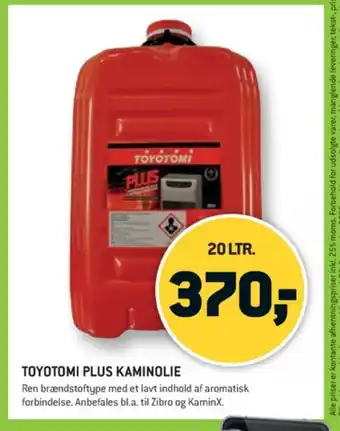 XL-BYG Toyotomi kaminovnsbrændstof tilbud