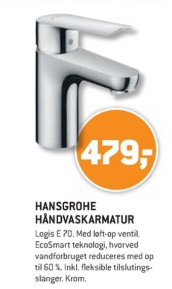 XL-BYG Hansgrohe håndvaskarmatur tilbud