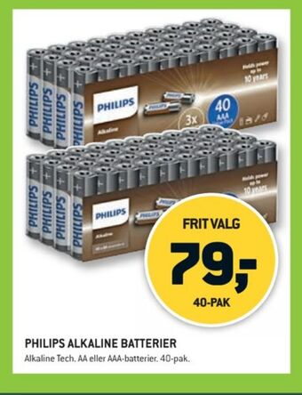 XL-BYG Philips batterier tilbud