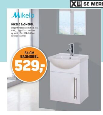XL-BYG Mikelo badmøbel tilbud