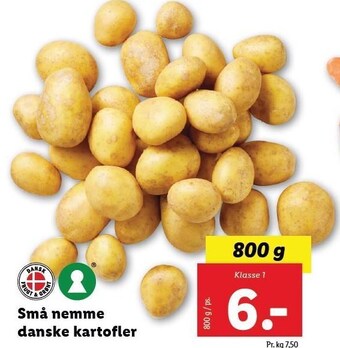 Lidl Små nemme danske kartofler tilbud