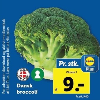 Lidl Dansk broccoli tilbud