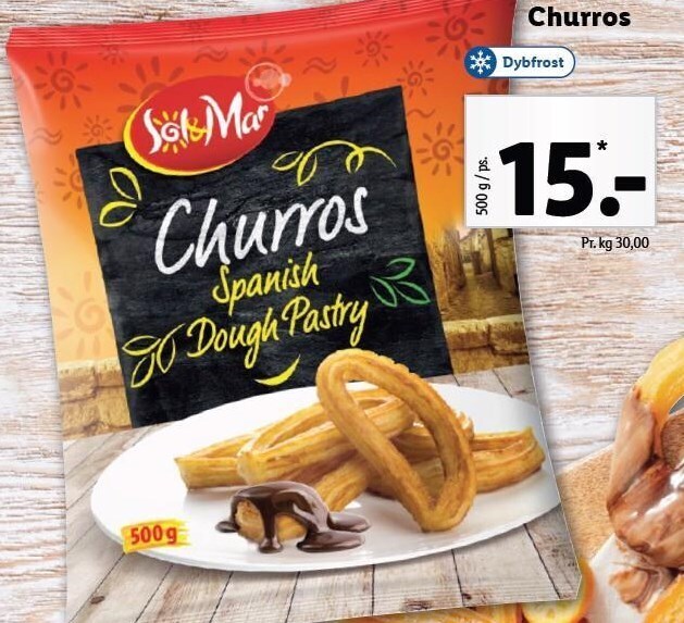 Churros tilbud hos Lidl
