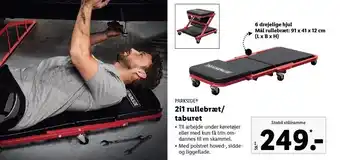 Lidl 2i1 rullebræt/taburet tilbud