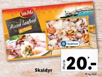 Lidl Skaldyr tilbud