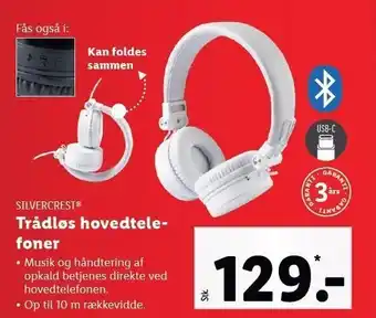 Lidl Trådløs hovedtelefoner tilbud