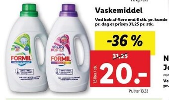 Lidl Vaskemiddel tilbud