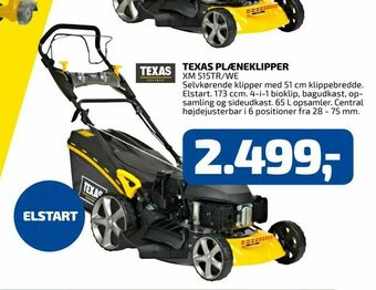 Davidsen Texas plæneklipper tilbud