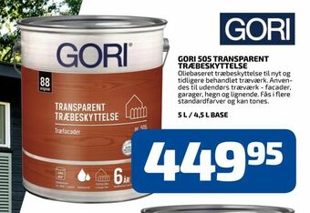 Davidsen Gori 505 transparent træbeskyttelse tilbud