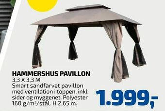 Davidsen Hammershus pavillon tilbud