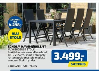 Davidsen Egholm havemøbelsæt tilbud