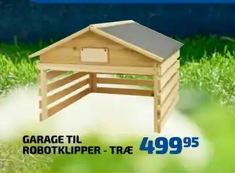 Garage til robotklipper - træ