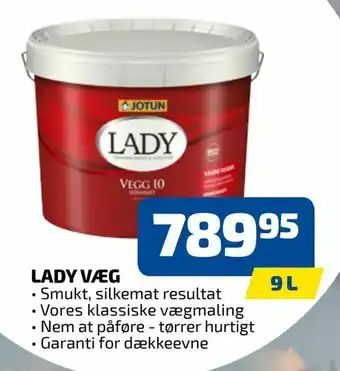 Lady væg