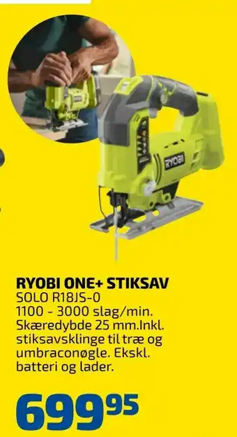 Davidsen Ryobi one+ stiksav tilbud
