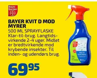 Bayer kvit d mod myrer