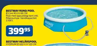 Davidsen Bestway rund pool tilbud