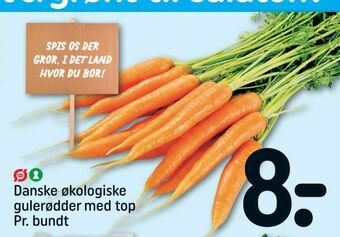 REMA 1000 Danske økologiske gulerødder med top tilbud
