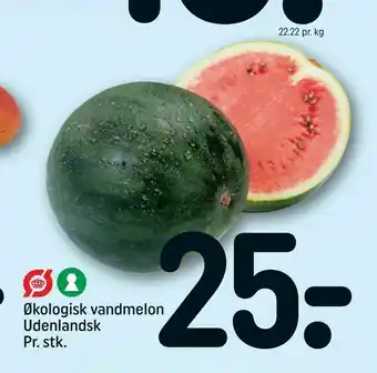 REMA 1000 Økologisk vandmelon Udenlandsk tilbud