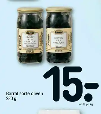 Barral sorte oliven