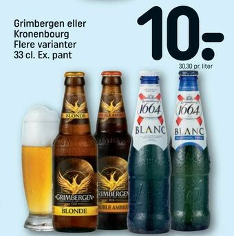 REMA 1000 Grimbergen eller Kronenbourg tilbud
