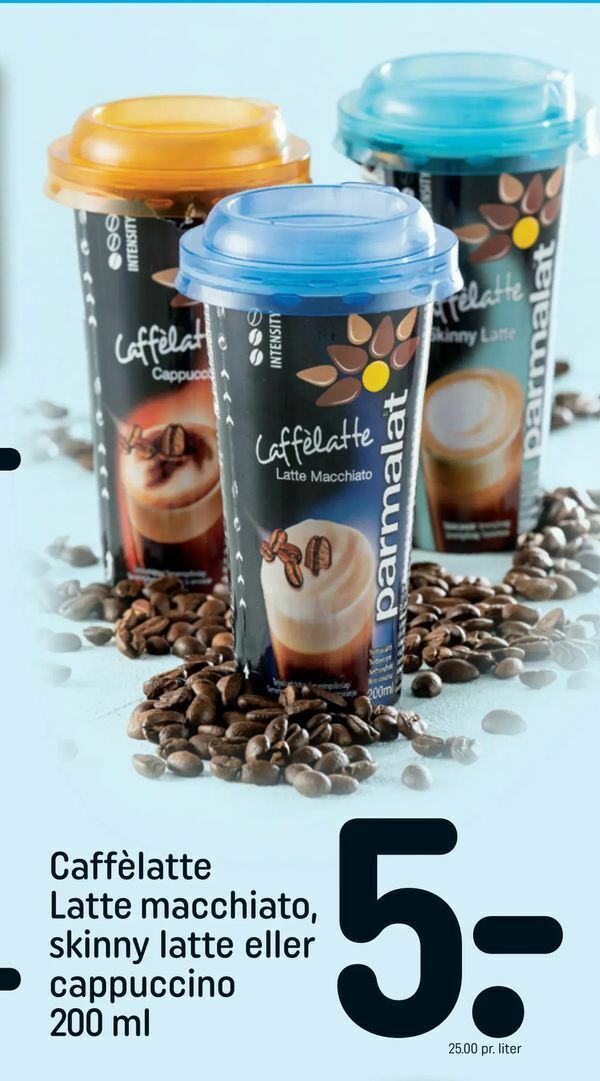 Caffèlatte Latte macchiato, skinny latte eller cappuccino tilbud hos Rema 1000 Caffèlatte Latte macchiato, skinny latte eller cappuccino tilbud hos Rema 1000