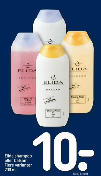 REMA 1000 Elida shampoo eller balsam tilbud