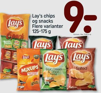 REMA 1000 Lay's chips og snacks tilbud