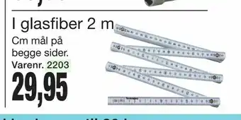 I glasfiber 2 m