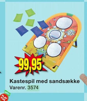 Kastespil med sandsække