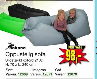 Harald Nyborg Oppustelig sofa tilbud