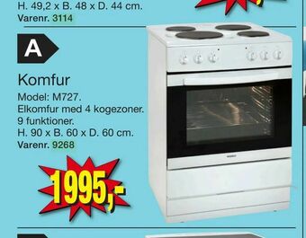 Harald Nyborg Komfur tilbud