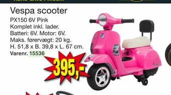 Harald Nyborg Vespa scooter tilbud