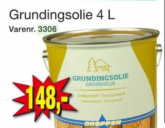 Harald Nyborg Grundingsolie 4 L tilbud