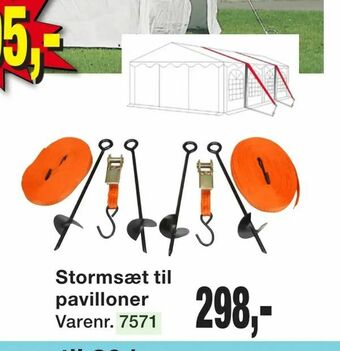 Harald Nyborg Stormsæt til pavilloner tilbud