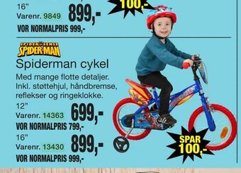 Harald Nyborg Spiderman cykel tilbud