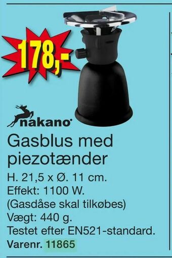 Harald Nyborg Gasblus med piezotænder tilbud