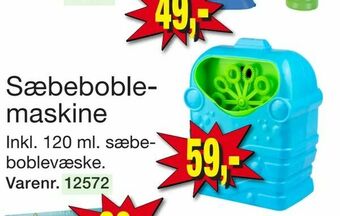 Sæbeboble maskine