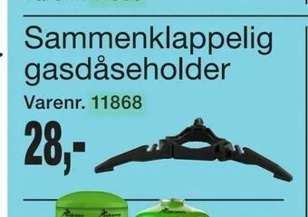 Harald Nyborg Sammenklappelig gasdåseholder tilbud