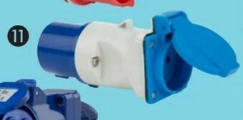 Harald Nyborg CEE overgangs adapter til 230V tilbud