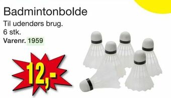 Badmintonbolde