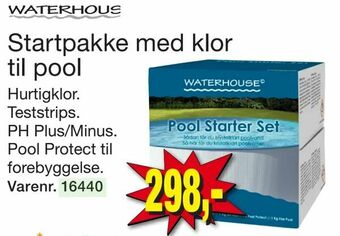 Harald Nyborg Startpakke med klor til pool tilbud