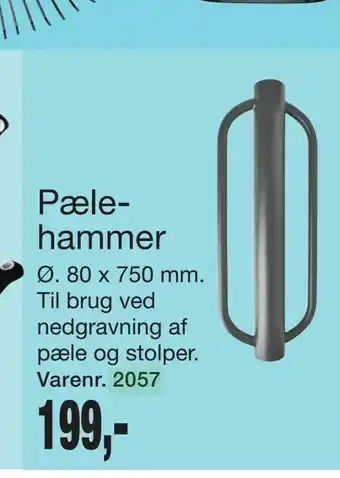Harald Nyborg Pæle- hammer tilbud