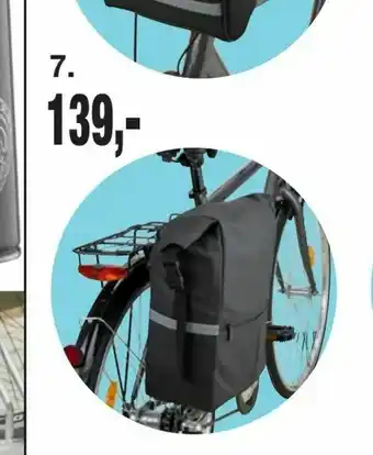Harald Nyborg Cykeltaske med roll-top 14 liter tilbud