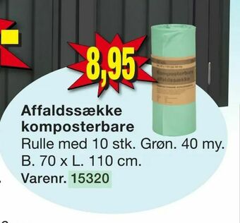 Harald Nyborg Affaldssække komposterbare tilbud