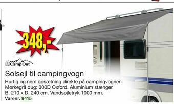 Harald Nyborg Solsejl til campingvogn tilbud