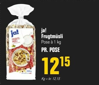 Otto Duborg ja! Frugtmüsli tilbud
