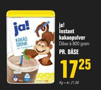 Otto Duborg ja! Instant kakaopulver tilbud