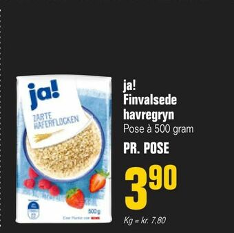 Otto Duborg ja! Finvalsede havregryn tilbud